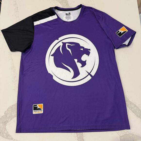 Overwatch Other - LA Gladiators Pro Overwatch League Jersey TShirt Top Mens 2XL Purple Gaming Team